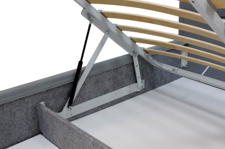 Кровать с подъемным механизмом с низкими ножками Беатрис 102х215 см в Магадане - изображение 4