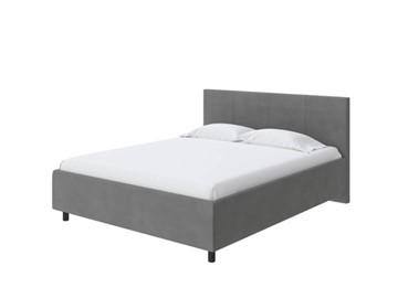 Кровать в спальню Como (Veda) 3 140x200, Велюр (Forest 17 Серый) в Магадане