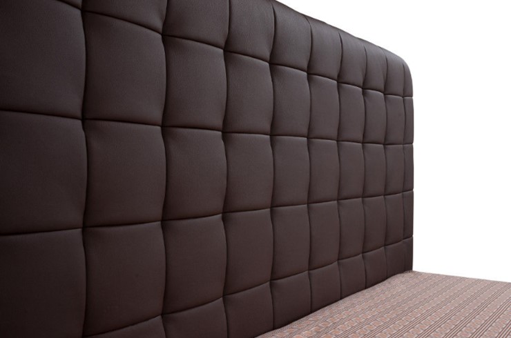 Кровать в спальню Corso-3 160х200, Искусственная шерсть (Лама Авокадо) в Магадане - изображение 2
