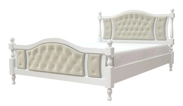 Полуторная кровать Жасмин (Белый античный) 140х200 в Магадане