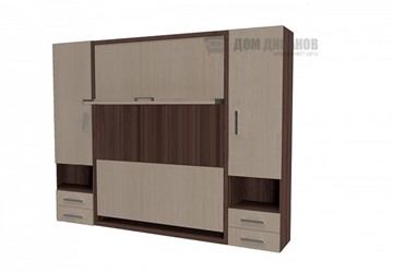 Шкаф-кровать Smart (ШЛ+К 1600+ШП), шкаф правый в Магадане