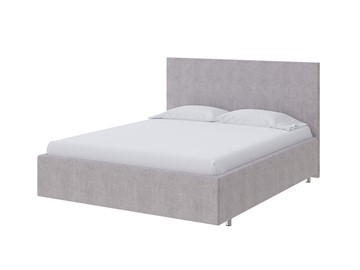 Кровать 1-спальная Flat 90х200, Велюр (Лофти Серый) в Магадане