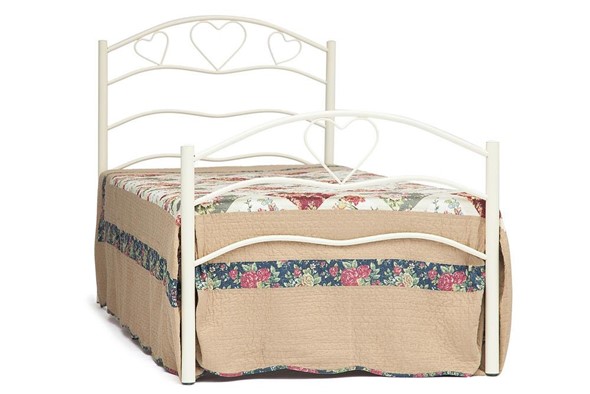 Спальная кровать ROXIE 90*200 см (Single bed), белый (White) в Магадане - изображение