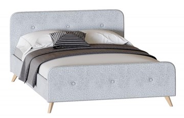 Кровать 1-спальная Сиерра 1200 (без основания) Аура серый в Магадане - предосмотр