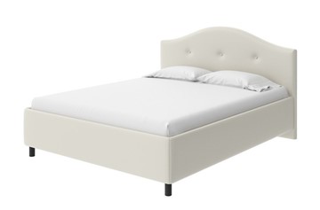 Полутороспальная кровать Como (Veda) 7 160x200, Экокожа (Белый) в Магадане