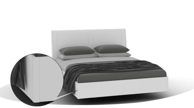 Спальная кровать Domenica, Кр-06 (1400), с ГПМ в Магадане - изображение 2