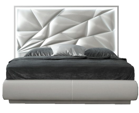 Полуторная кровать FRANCO KIU 1242 с LED подсветкой изголовья (160х200) в Магадане - изображение