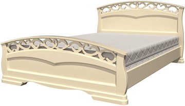 Кровать полутороспальная Грация-1 (слоновая кость) 140х200 в Магадане