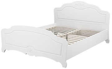 Полуторная кровать Лотос (Белый) 140х200 в Магадане - предосмотр 1