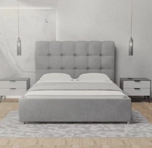 Кровать 1,5-спальная Модерна 140х200 с подъемным механизмом и дном в Магадане - предосмотр