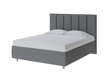 Кровать в спальню Routa 140х200, Рогожка (Savana Grey (серый)) в Магадане