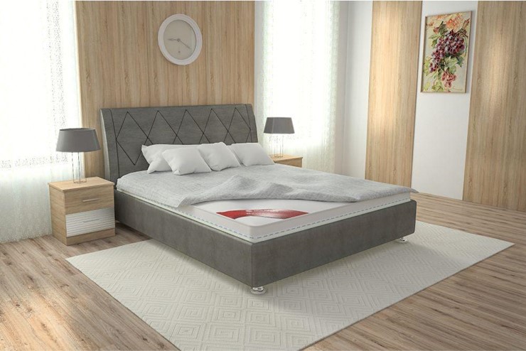Полуторная кровать Верона 120х200 (с основанием) в Магадане - изображение 4