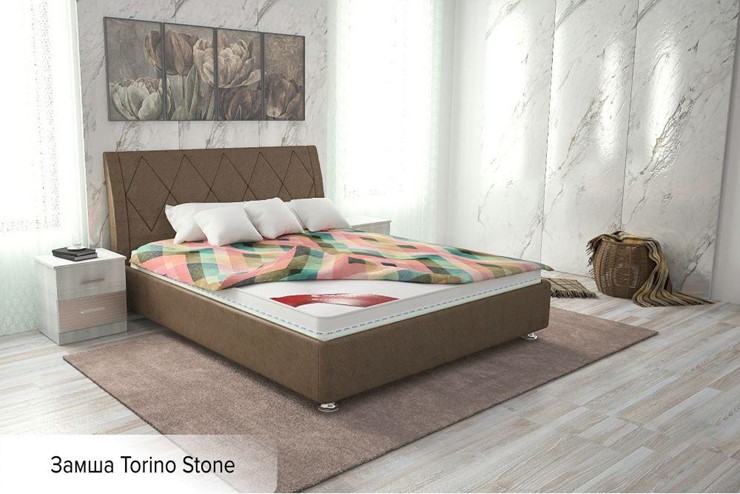 Полуторная кровать Верона 120х200 (с основанием) в Магадане - изображение 6