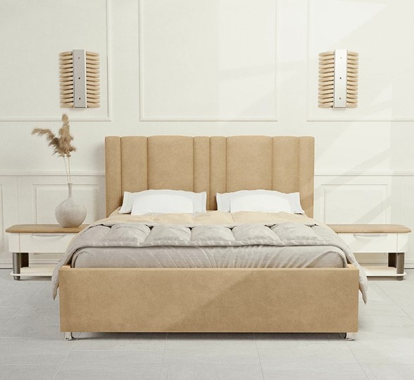 Кровать полутороспальная Верона 140х200 с подъемным механизмом в Магадане - изображение 2
