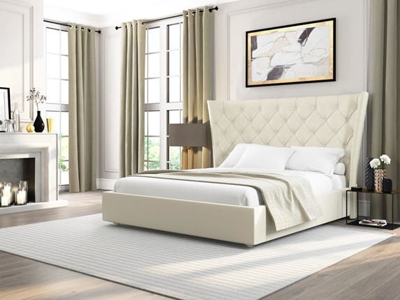 Кровать в спальню Ника 180х200 с основанием в Магадане - изображение
