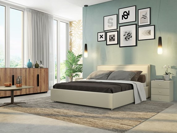 Кровать 2-х спальная Нэнси 160х200 с основанием в Магадане - изображение