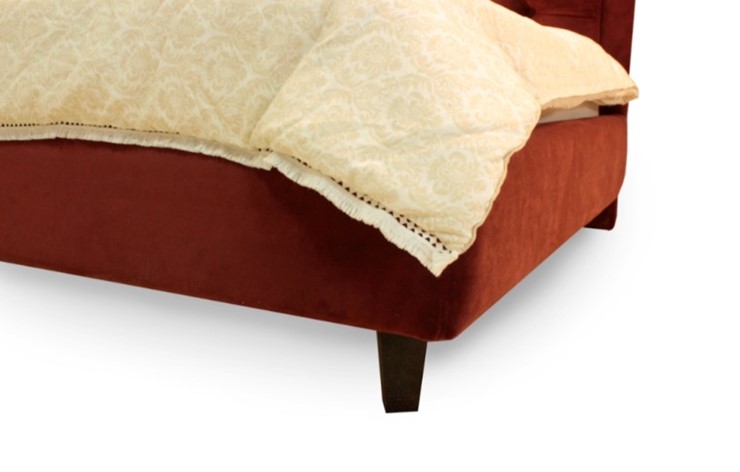 Угловая кровать без механизма высокими ножками Грета 1340х2150 мм в Магадане - изображение 6