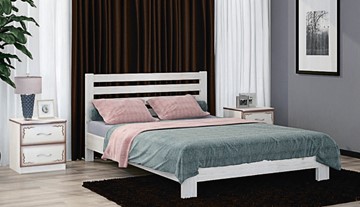 Двуспальная кровать Вероника (Белый Античный) 160х200 в Магадане - предосмотр