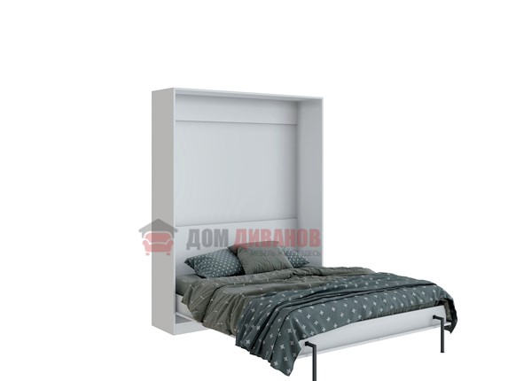 Кровать-шкаф Велена 3, 1600х2000, цвет белый в Магадане - изображение