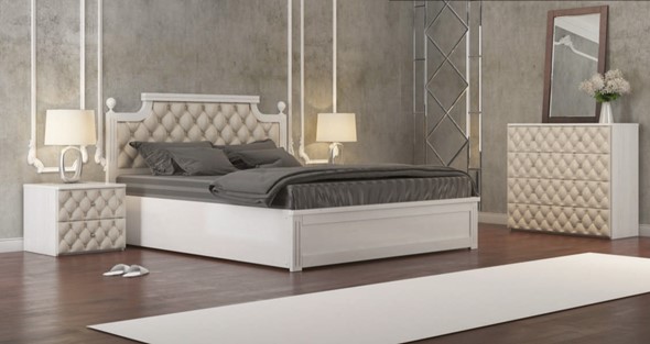 Кровать двуспальная Сфера 160*200 с основанием в Магадане - изображение