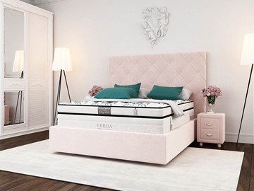 Кровать Style Compact/Island M 180х200, Флок (Велсофт Винтажный розовый) в Магадане