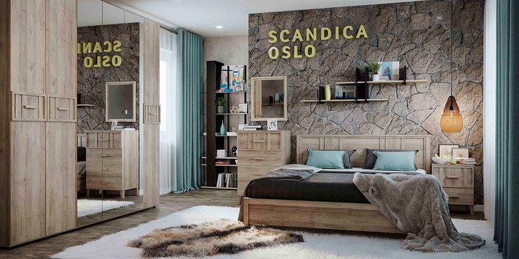 Спальный гарнитур SCANDICA OSLO №1 в Магадане - изображение
