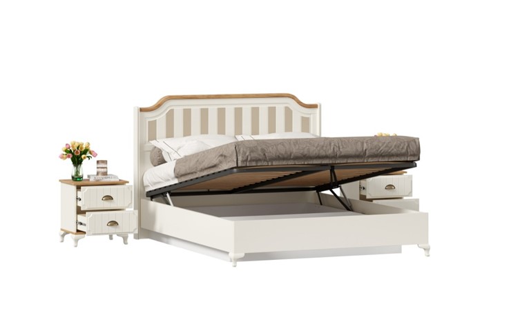 Спальня Вилладжио, набор 3 (кровать 1600 с механизмом) в Магадане - изображение 1