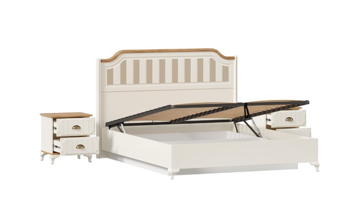 Спальня Вилладжио, набор 3 (кровать 1600 с механизмом) в Магадане - изображение 2