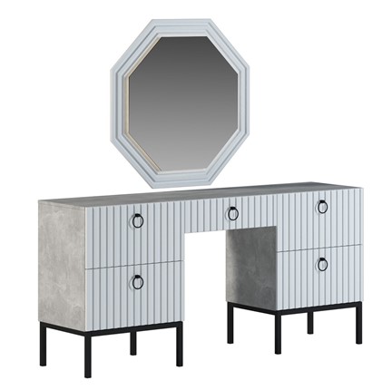 Косметический стол с зеркалом Бержер, Б 2.0.6 в Магадане - изображение