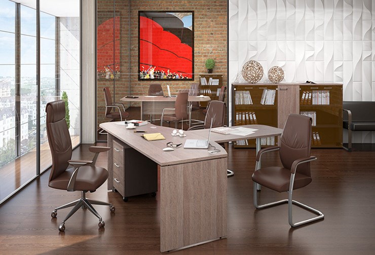 Офисный набор мебели Xten в опенспэйс для четырех сотрудников в Магадане - изображение 2