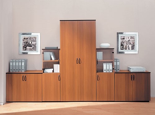 Офисный комплект мебели ДИН-Р (французский орех) в Магадане - изображение 4