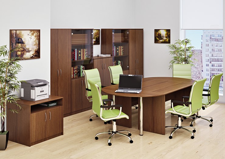 Мебель для переговорной Nova S, Орех Гварнери в Магадане - изображение