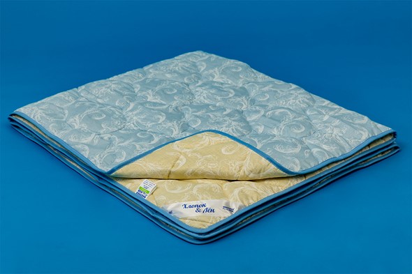 Одеяло всесезонное полутороспальное Хлопок &  Лен в Магадане - изображение