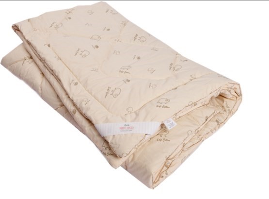 Одеяло Овечья шерсть, теплое, ПВХ, тик в Магадане - изображение