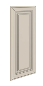 Дверь (Декор) Атланта L297 эмаль (сливки патина платина) в Магадане
