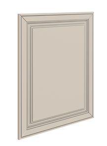 Дверь (Декор) Атланта L551 эмаль (сливки патина платина) в Магадане