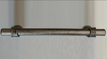Ручка-скоба (128 мм), античное серебро Прованс в Магадане