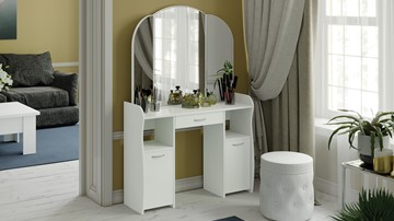 Столик туалетный София Т2, цвет Белый в Магадане - предосмотр