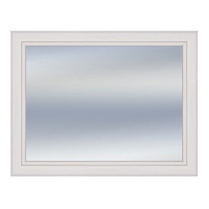 Зеркало Неаполь,  ясень анкор светлый / патина серебро в Магадане - изображение