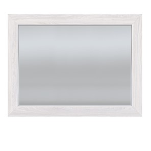 Зеркало настенное ПАРМА НЕО,  ясень анкор светлый /  экокожа polo белая в Магадане - предосмотр
