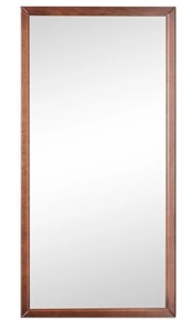 Настенное зеркало в спальню Ника (Средне-коричневый) 119,5 см x 60 см в Магадане - предосмотр