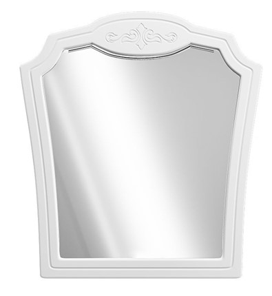 Зеркало навесное Лотос (Белый) в Магадане - изображение