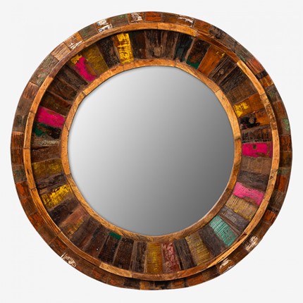 Зеркало навесное Маниша круглое в Магадане - изображение