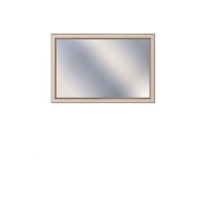Зеркало навесное Сиена, Бодега белый / патина золото, 92х52 в Магадане