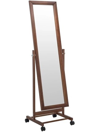 Напольное зеркало в спальню BeautyStyle 27 (135х42,5см) Средне-коричневый в Магадане - изображение