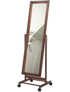 Напольное зеркало в спальню BeautyStyle 27 (135х42,5см) Средне-коричневый в Магадане - предосмотр 6