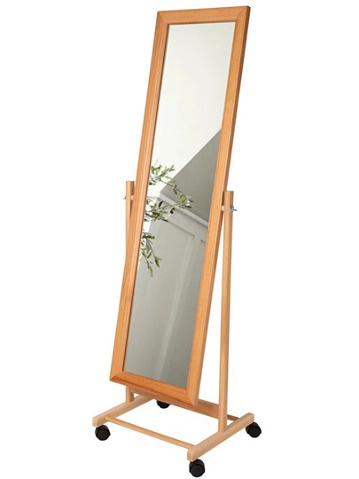 Зеркало напольное в спальню BeautyStyle 27 (135х42,5см) Светло-коричневый в Магадане - изображение 2