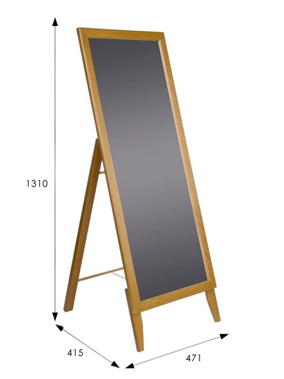 Напольное зеркало BeautyStyle 29 (131х47,1х41,5см) Светло-коричневый в Магадане - изображение 6
