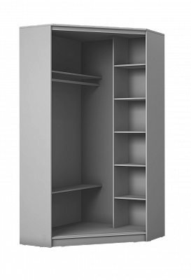 Угловой детский шкаф Хит-У-23-4-77-17, Абстракция №1, Белый в Магадане - изображение 1