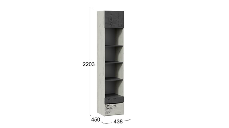 Шкаф комбинированный Оксфорд-2 ТД-399.07.20 в Магадане - изображение 5
